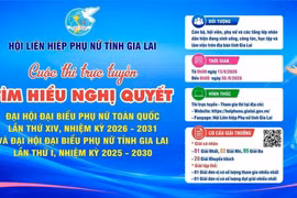 Hội Liên hiệp Phụ nữ tỉnh Gia Lai tổ chức cuộc thi trực tuyến tìm hiểu Nghị quyết Đại hội đại biểu Phụ nữ toàn quốc lần thứ XIV, nhiệm kỳ 2026-2031 và Nghị quyết Đại hội đại biểu Phụ nữ tỉnh Gia Lai lần thứ I, nhiệm kỳ 2025-2030. Ảnh: ĐVCC