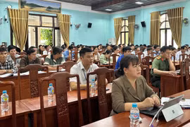 An Lão: Tập huấn nâng cao năng lực cho lực lượng xung kích phòng, chống thiên tai năm 2026