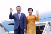 Tổng Bí thư, Chủ tịch nước Tô Lâm cùng Phu nhân bắt đầu thăm cấp Nhà nước Liên bang Nga