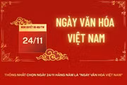 Chi tiết phương án nghỉ Ngày Văn hóa Việt Nam kéo dài 4 ngày liên tiếp