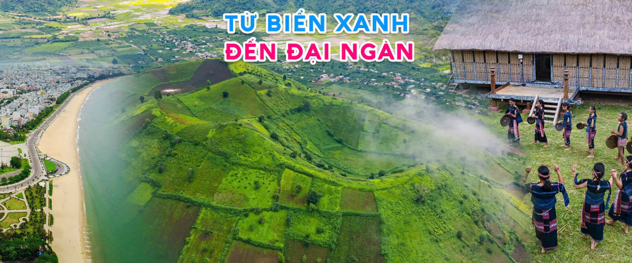 Hình ảnh quảng bá du lịch Gia Lai từ biển xanh đến đại ngàn. Ảnh: ĐVCC anh-4.jpg