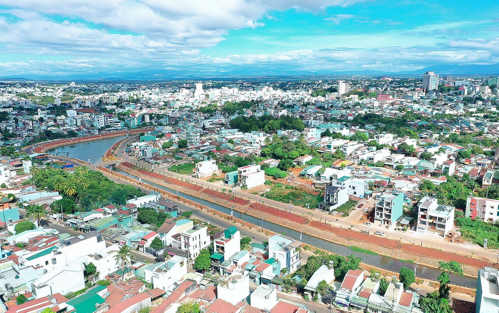 Đô thị suối Hội Phú ngày càng khang trang, sạch đẹp. Ảnh: Đ.T do-thi-suoi-hoi-phu.jpg