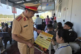 Cảnh sát Giao thông Gia Lai đồng loạt ra quân bảo đảm trật tự an toàn giao thông phục vụ Đại hội Đảng