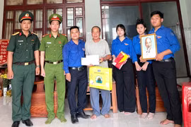 Đoàn xã Tuy Phước Tây tổ chức nhiều hoạt động tri ân, an sinh xã hội