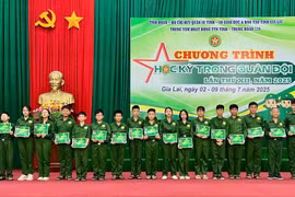 69 thanh thiếu nhi hoàn thành chương trình “Học kỳ trong quân đội” năm 2025