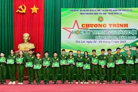 69 thanh thiếu nhi hoàn thành chương trình “Học kỳ trong quân đội” năm 2025