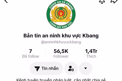 Công an xã Kbang nhập vai, làm clip “gây sốt” trên mạng xã hội.
