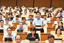 Đại biểu Lê Hoàng Anh đề nghị hoàn thiện cơ chế để hòa giải ở cơ sở phát huy vai trò “đi trước một bước”. Ảnh: Đoàn ĐBQH tỉnh Gia Lai