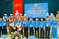 Ban Chấp hành Liên đoàn Lao động huyện Ia Pa khóa V ra mắt Đại hội. Ảnh: Vũ Chi