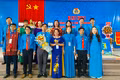 Ban Chấp hành Công đoàn thị xã Ayun Pa khóa X ra mắt Đại hội. Ảnh: Nguyễn Sang
