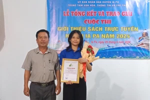 Ia Pa trao giải cuộc thi “Giới thiệu sách trực tuyến” năm 2024