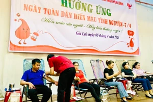 Gia Lai: Trên 600 người đăng ký hiến máu hưởng ứng “Ngày Toàn dân hiến máu tình nguyện” 