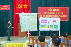 Ia Pa triển khai nhiệm vụ diễn tập khu vực phòng thủ năm 2023