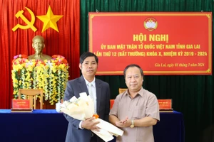 Ông Trần Minh Sơn giữ chức Chủ tịch Ủy ban MTTQ Việt Nam tỉnh Gia Lai