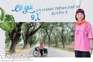 Cô gái 9X và hành trình đạp xe xuyên Á