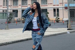 Xu hướng denim on denim khuấy đảo những ngày đầu thu năm nay