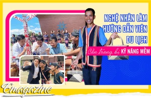 Nghệ nhân hướng dẫn viên du lịch: Người kể chuyện làng 