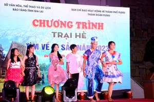 Pleiku: Gần 200 thanh-thiếu nhi tham gia trại hè “Tìm về di sản”