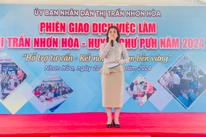 Tư vấn, giới thiệu việc làm cho hơn 100 lao động thị trấn Nhơn Hòa