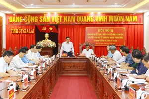 Tiểu ban Bảo vệ chính trị nội bộ Trung ương công bố Quyết định, triển khai kế hoạch kiểm tra tại Ban Thường vụ Tỉnh ủy Gia Lai 