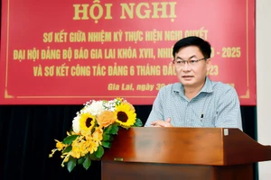 Đảng bộ Báo Gia Lai sơ kết giữa nhiệm kỳ thực hiện Nghị quyết Đại hội