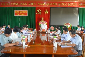 Bám sát các nghị quyết, chương trình hành động để triển khai thực hiện các nhiệm vụ trọng tâm 