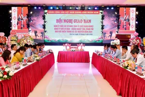 Giao ban Đảng ủy Khối các tỉnh, thành phố khu vực Miền Trung-Tây Nguyên năm 2024 