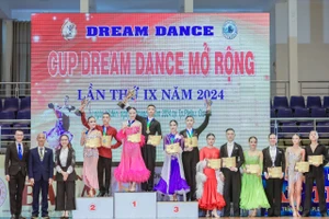 Hơn 1.000 vũ công so tài ở Giải Khiêu vũ thể thao Cúp Dream Dance mở rộng