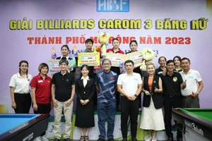 Nữ cơ thủ Gia Lai giành ngôi Á quân ở Giải Billiards Carom 3 băng nữ TP. Hồ Chí Minh mở rộng năm 2023 