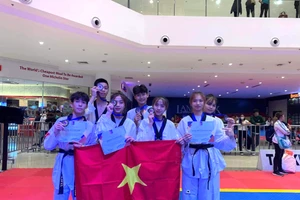 Nữ võ sĩ Gia Lai giành huy chương vàng Giải Vô địch Taekwondo Đông Nam Á