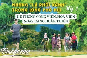 Những “lá phổi xanh” trong lòng Phố núi - Kỳ 1: Hệ thống công viên, hoa viên ngày càng hoàn thiện