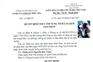 Công an huyện Ia Pa truy tìm tung tích nạn nhân tử vong tại khu vực sông Ayun