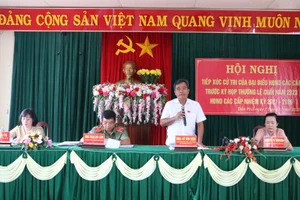 Bí thư Tỉnh ủy Hồ Văn Niên: Quan tâm giải quyết các ý kiến, kiến nghị chính đáng, thiết thực của cử tri 