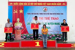 Xã Hà Ra giành giải nhất toàn đoàn tại Hội thi thể thao các dân tộc thiểu số huyện Mang Yang