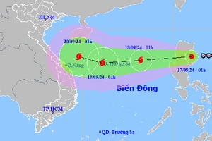 Áp thấp nhiệt đới thành bão số 4 rồi hướng thẳng miền Trung