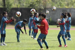 SEA Games 32: Đội tuyển bóng đá nữ Việt Nam quyết tâm đánh bại Myanmar 