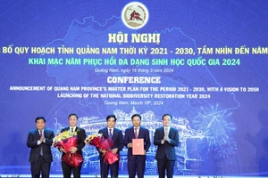 Công bố Quy hoạch Quảng Nam và khai mạc Năm phục hồi đa dạng sinh học quốc gia