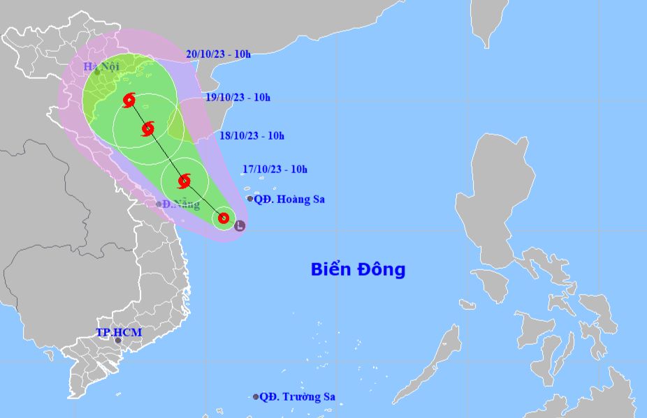 Ứng phó áp thấp nhiệt đới đi dọc bờ biển miền Trung