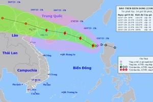 Bão số 1 giật cấp 10 hình thành trên Biển Đông, có khả năng mạnh thêm