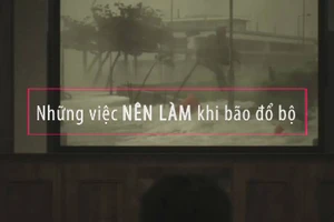 Những điều nên làm và không nên làm khi bão đổ bộ