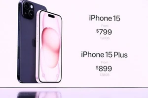 Giá iPhone 15 dự kiến cao nhất gần 29 triệu đồng