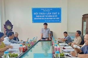 Hội thảo góp ý dự thảo “Lịch sử Báo Gia Lai giai đoạn 1947-2022" 