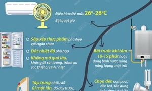 Làm gì để tiết kiệm điện hiệu quả trong gia đình mùa nắng nóng 