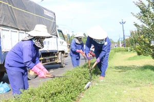 Chư Sê chỉnh trang đô thị đón Xuân Giáp Thìn 