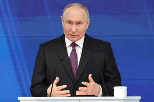 Nga công bố chiến thắng áp đảo của Tổng thống Vladimir Putin