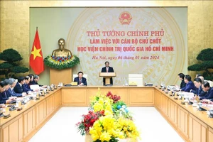 Thủ tướng: Chính phủ luôn ủng hộ, đồng hành cùng Học viện Chính trị quốc gia Hồ Chí Minh trên tinh thần chủ động, tích cực