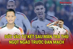 Đức vào tứ kết sau màn trả thù ngọt ngào trước Đan Mạch