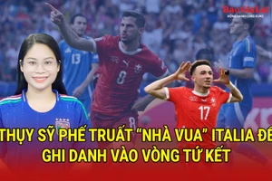 Thụy Sỹ phế truất “Nhà vua” Italia để ghi danh vào vòng tứ kết