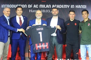 Học viện bóng đá AC Milan chính thức được ra mắt tại Hà Nội