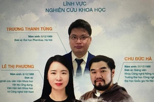 Thành tích 'khủng' của 3 tiến sĩ trẻ được xét giải Gương mặt trẻ Việt Nam tiêu biểu